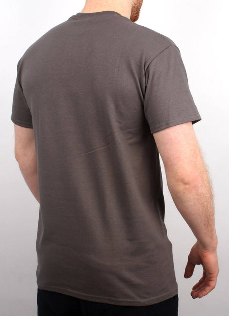 Thrasher Flame Logo T Shirt - Charcoal