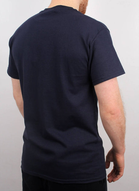 Thrasher Flame Logo T Shirt - Navy