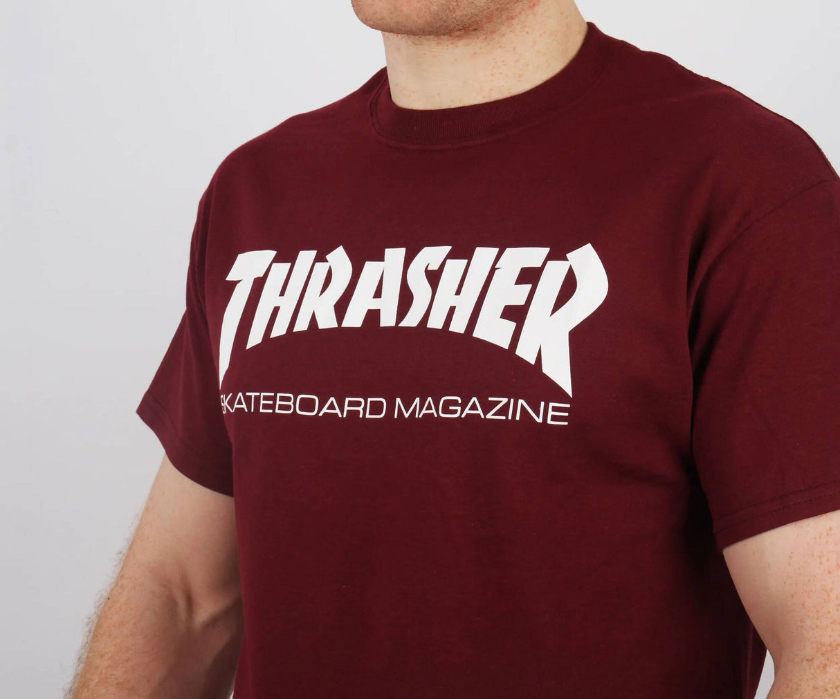 Thrasher Skate Mag T Shirt - Maroon