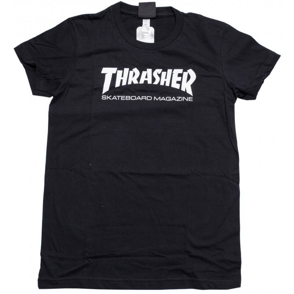 Thrasher Skate Mag Womens T Shirt - Black LRG