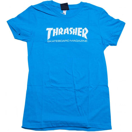 Thrasher Skate Mag Womens T Shirt - Teal LRG