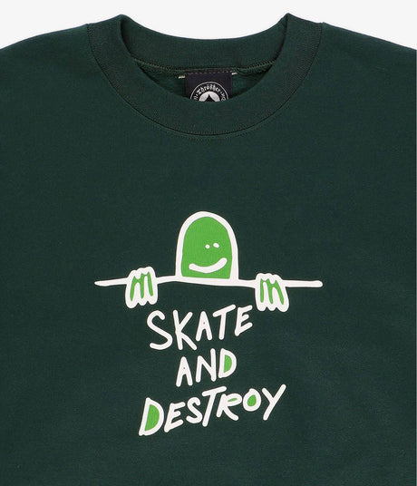 Thrasher Gonz Sad Logo Crewneck - Green