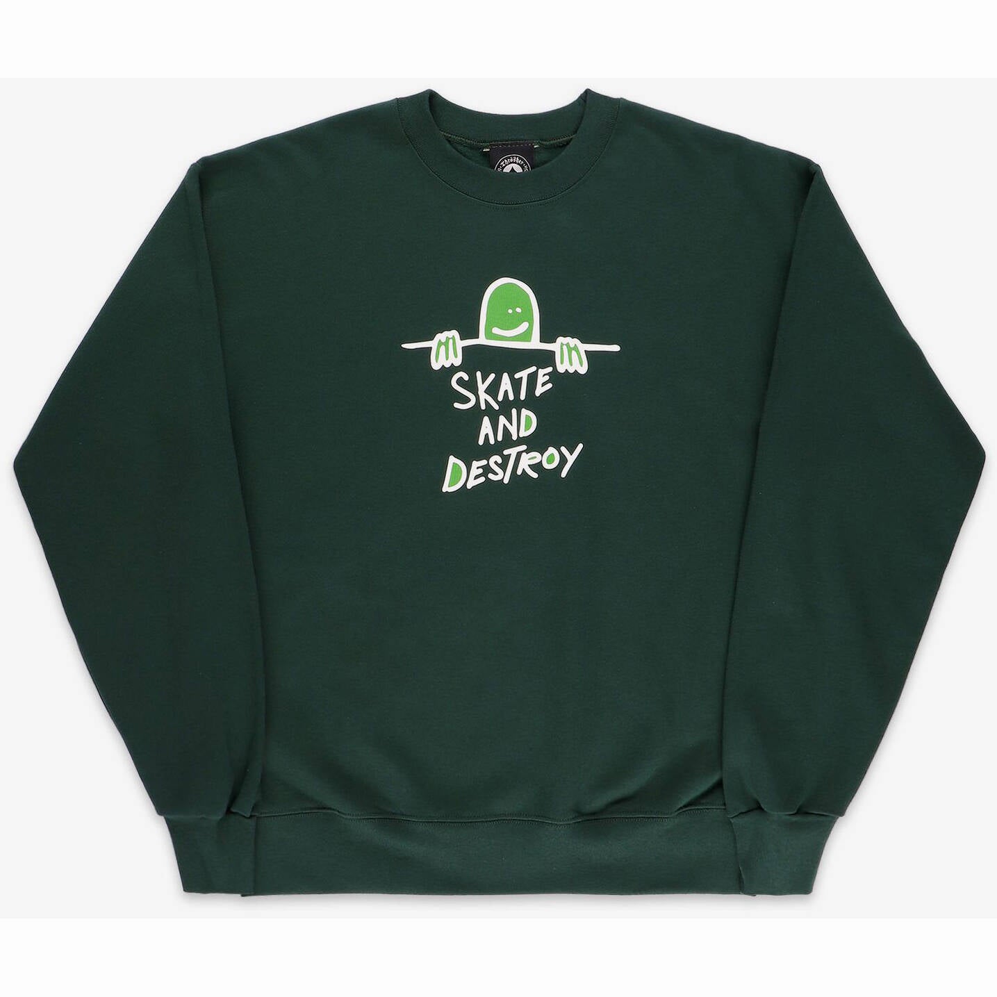 Thrasher Gonz Sad Logo Crewneck - Green MED