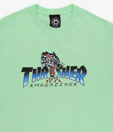 Thrasher Leopard Mag T Shirt - Mint