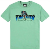 Thrasher Leopard Mag T Shirt - Mint SML