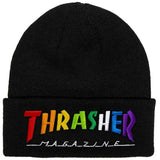 Thrasher Rainbow Mag Beanie - Black