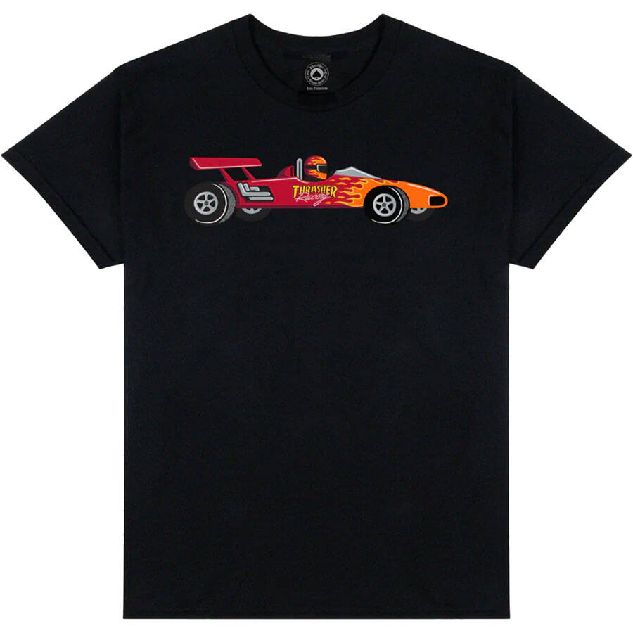 Thrasher Racecar T Shirt - Black