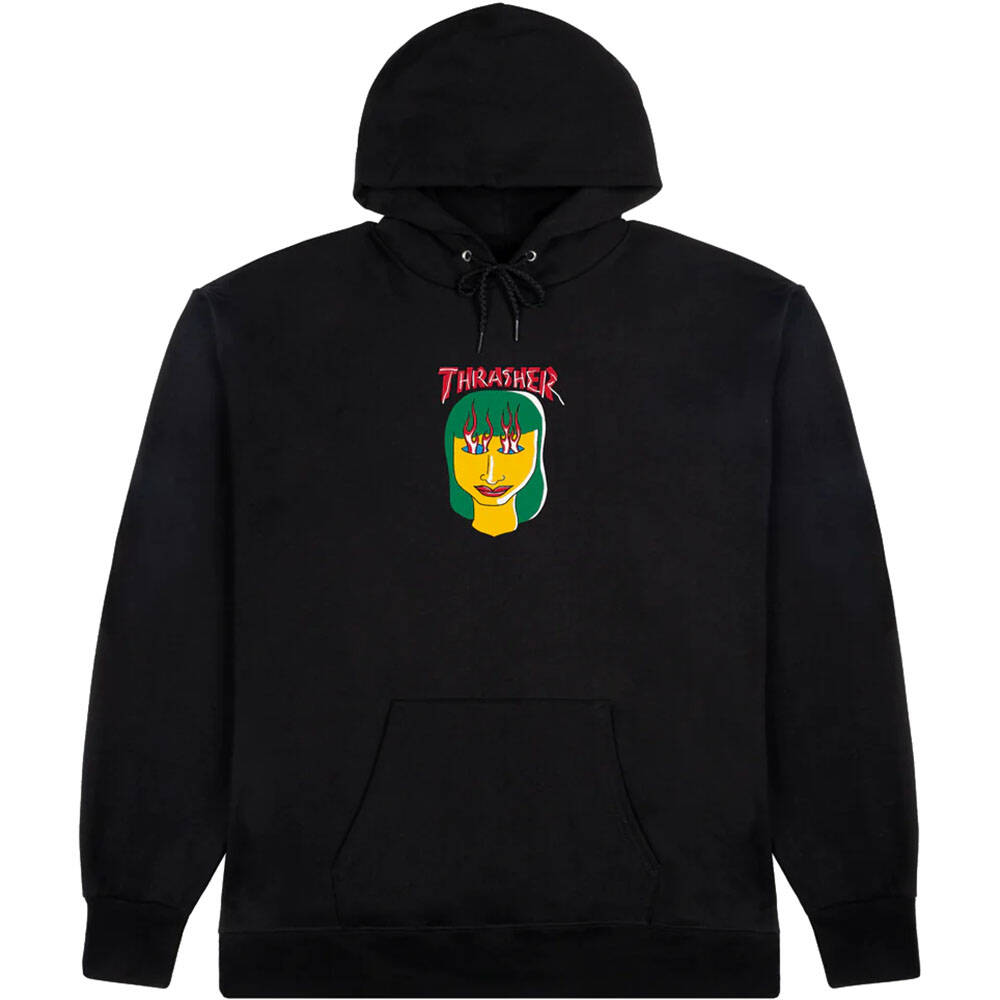 Thrasher Talk Sh*t Hoodie - Black