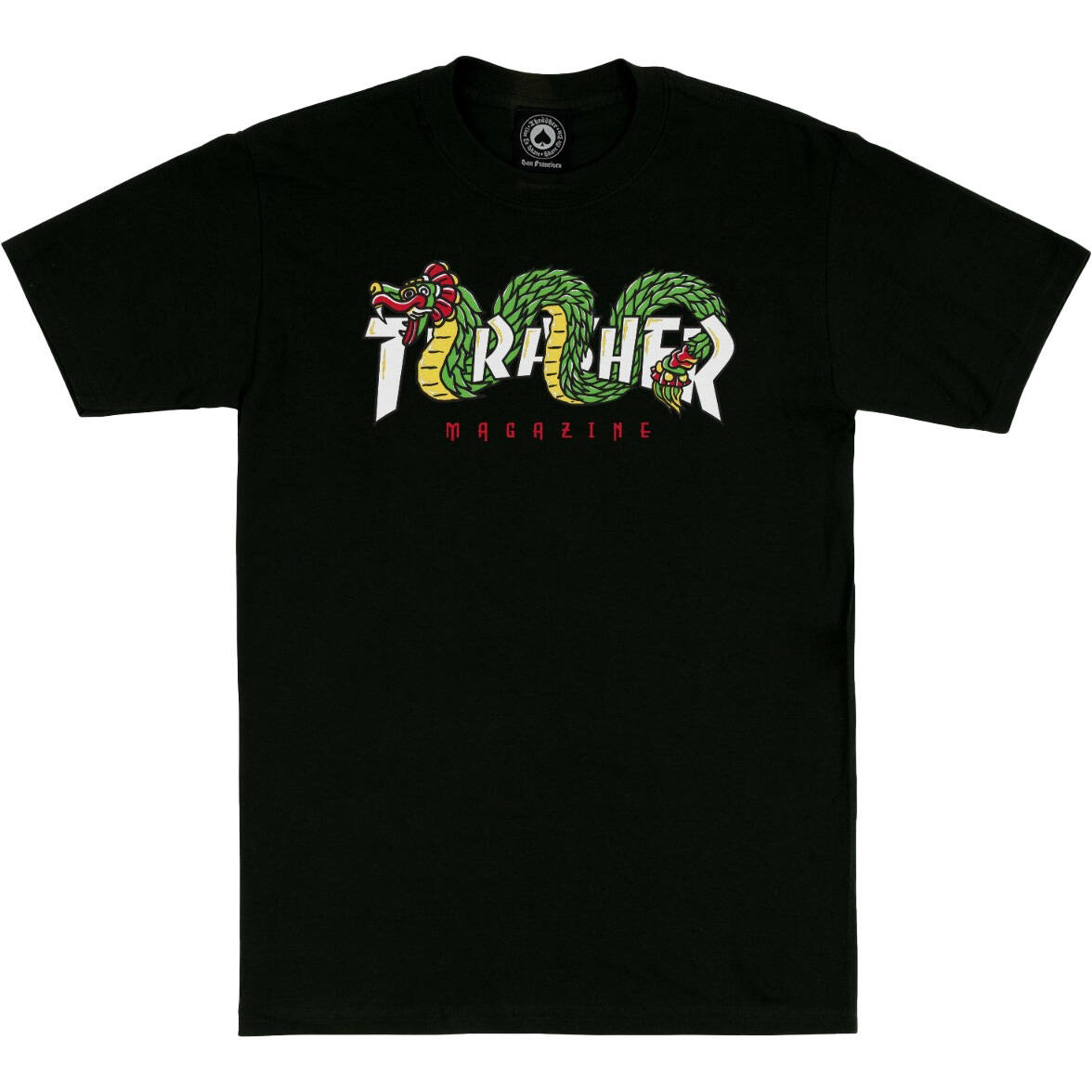 Thrasher Aztec T Shirt - Black