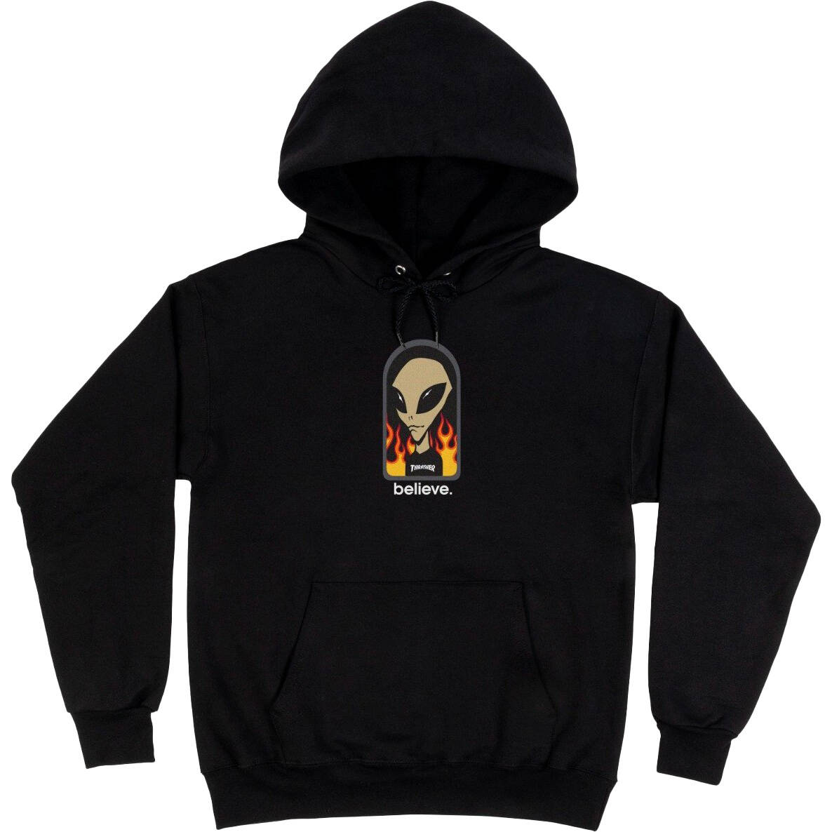 Thrasher x Alien Workshop Believe Hoodie - Black