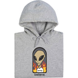 Thrasher x Alien Workshop Believe Hoodie - Grey