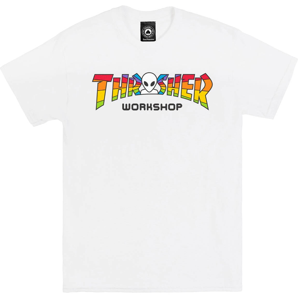 Thrasher x Alien Workshop Spectrum T Shirt - White
