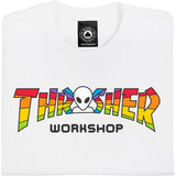 Thrasher x Alien Workshop Spectrum T Shirt - White