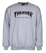 Thrasher Skate Mag Logo Crewneck - Grey