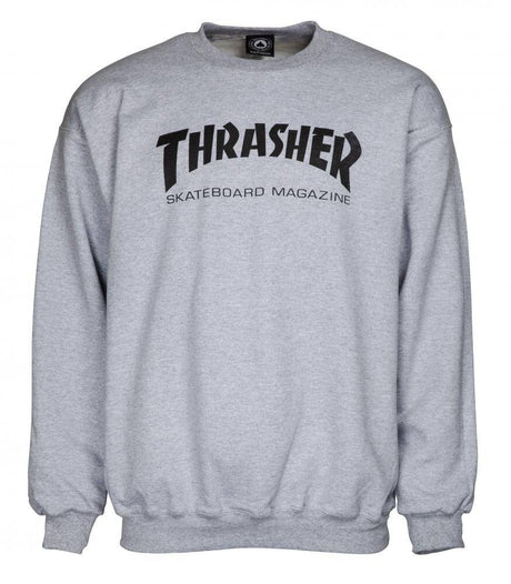 Thrasher Skate Mag Logo Crewneck Sweater - Heather - Large