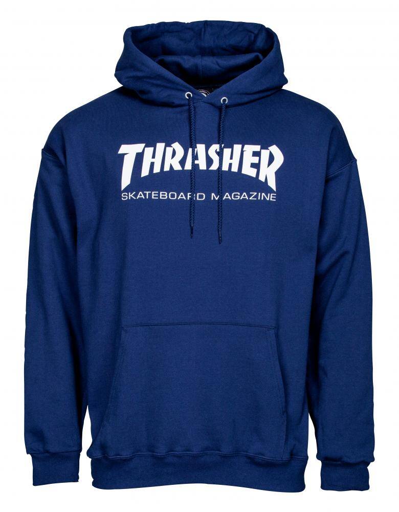 Thrasher Skate Mag Logo Hoodie - Navy - Medium