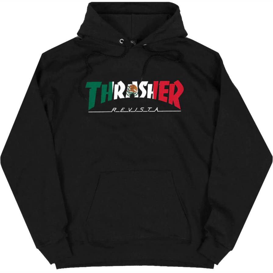 Thrasher Mexico Hoodie - Black