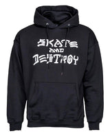 Thrasher Skate And Destroy Hoodie - Black