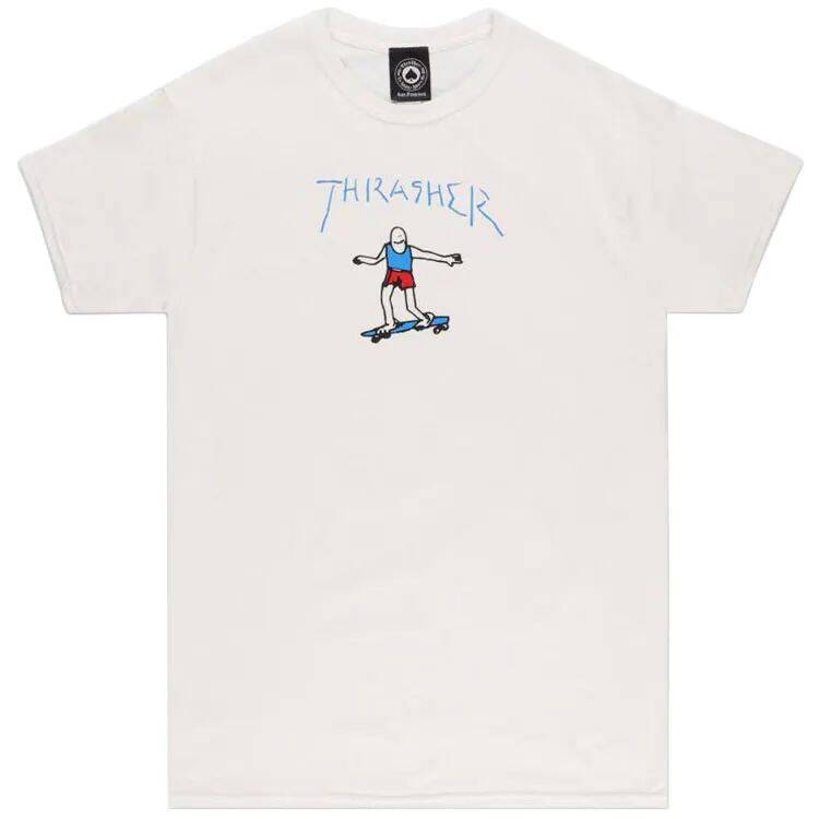 Thrasher Gonz Logo T Shirt - White