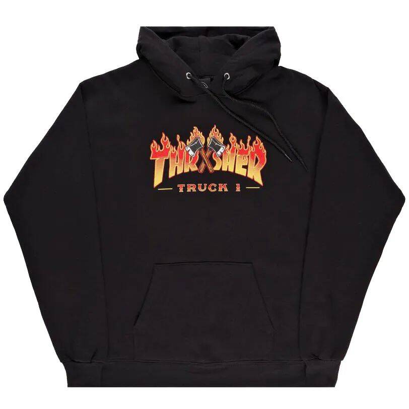 Thrasher Truck 1 Hoodie - Black