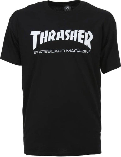 Thrasher Skate Mag Logo T-Shirt - Black - Large - Chest 43`-45`