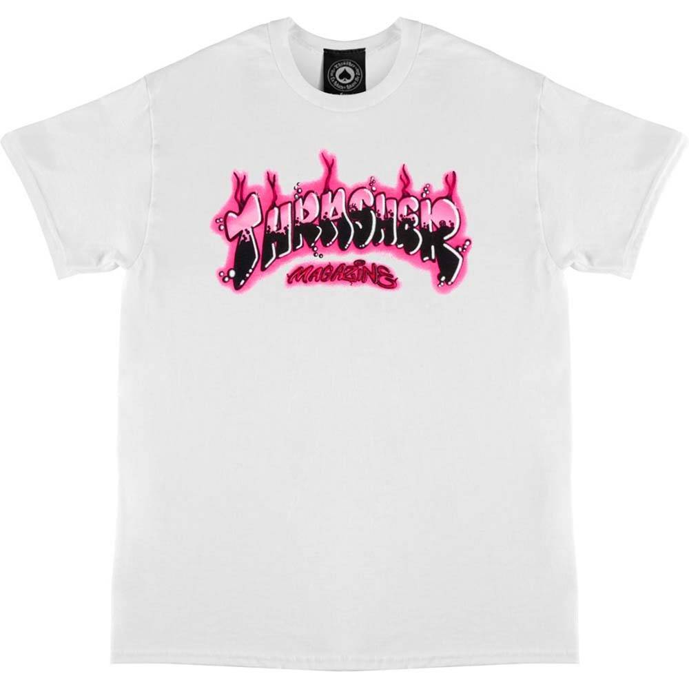 Thrasher Airbrush T Shirt - White