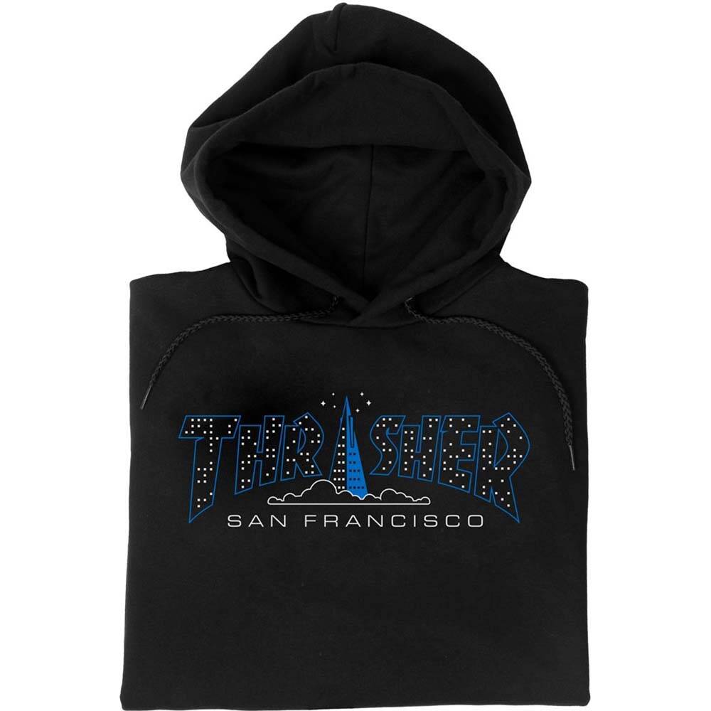 Thrasher Pyramid Hoodie - Black