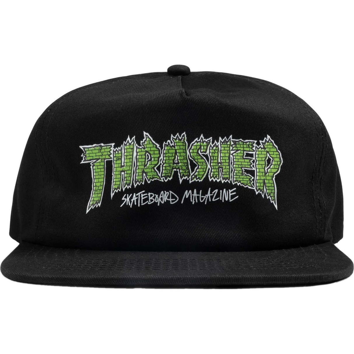 Thrasher Brick Cap - Black