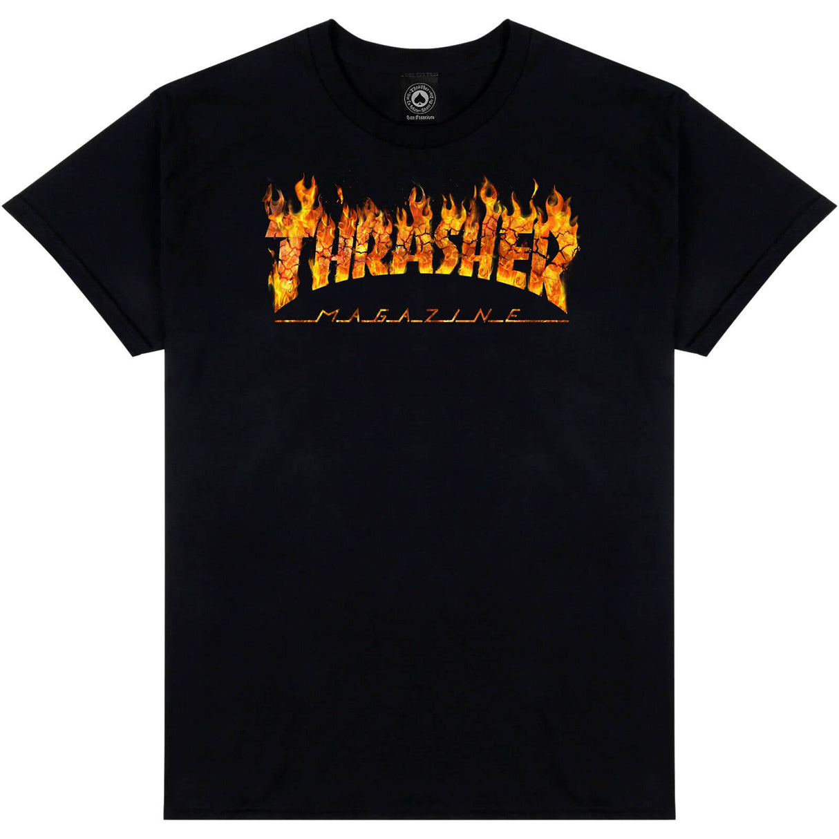 Thrasher Inferno T Shirt - Black