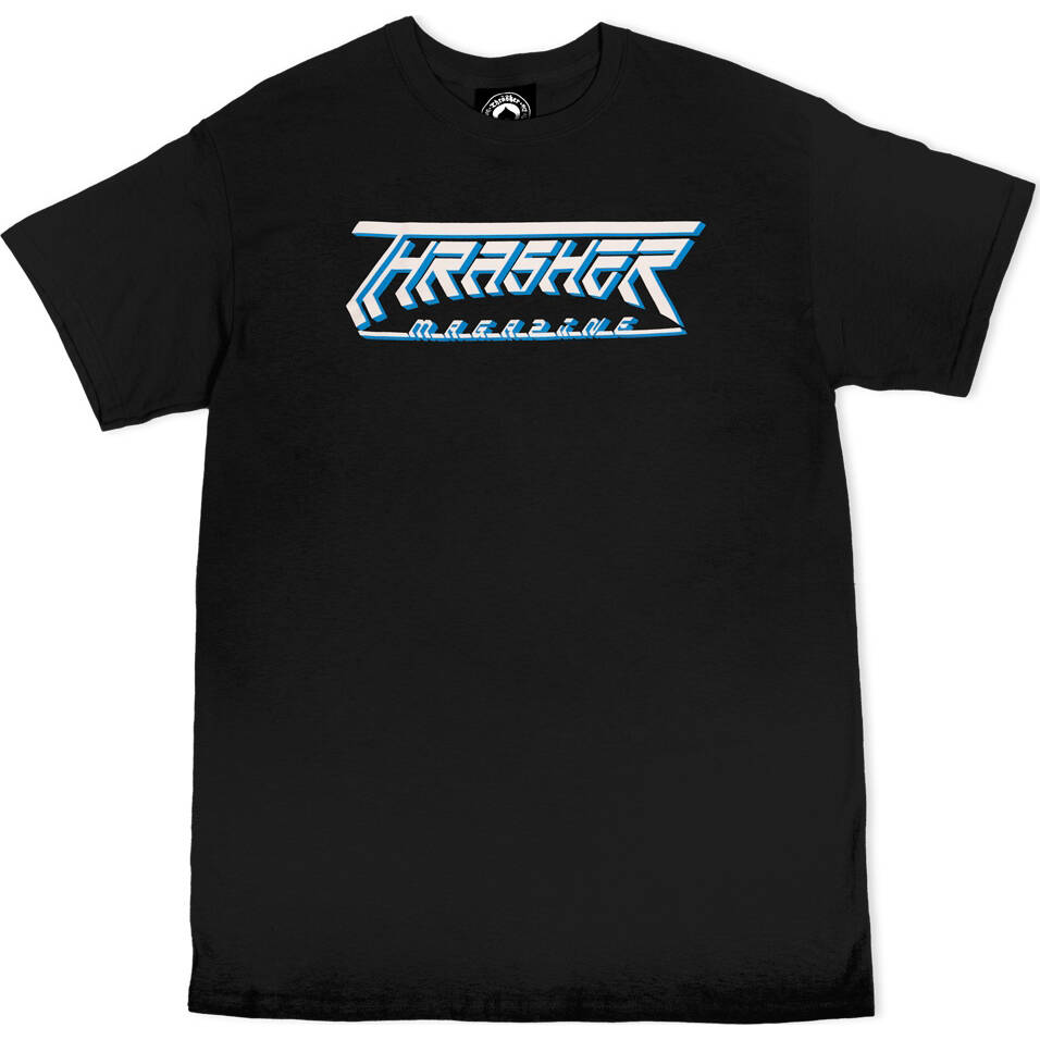 Thrasher Future Logo T Shirt - Black