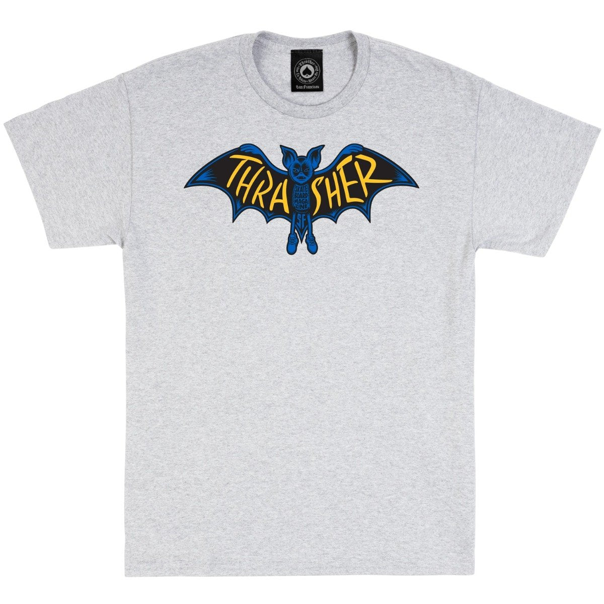 Thrasher Bat T Shirt - Ash