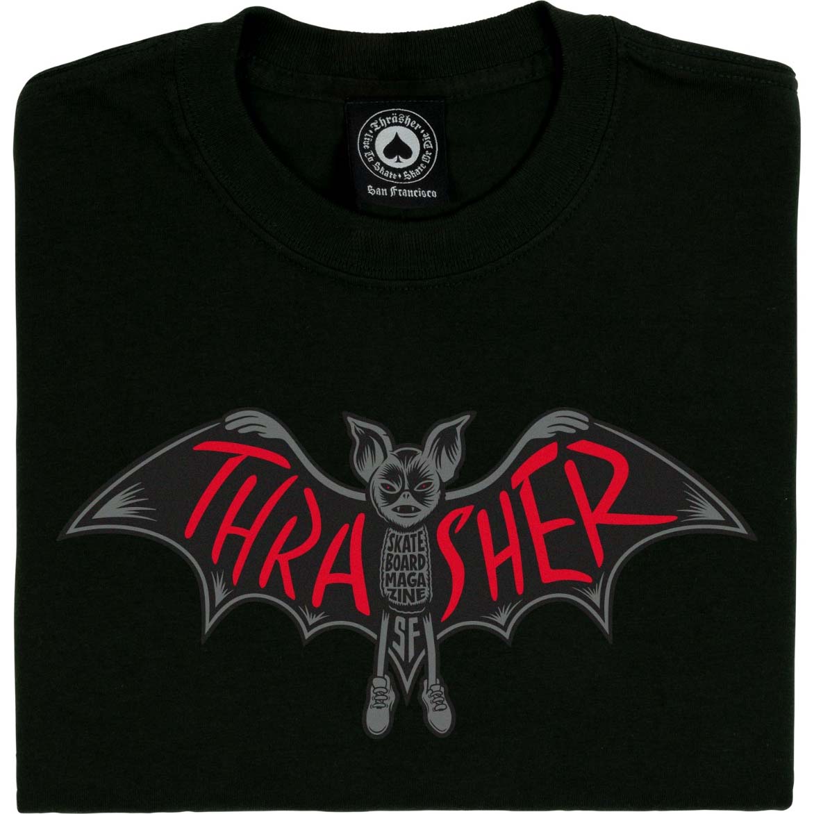 Thrasher Bat T Shirt - Black