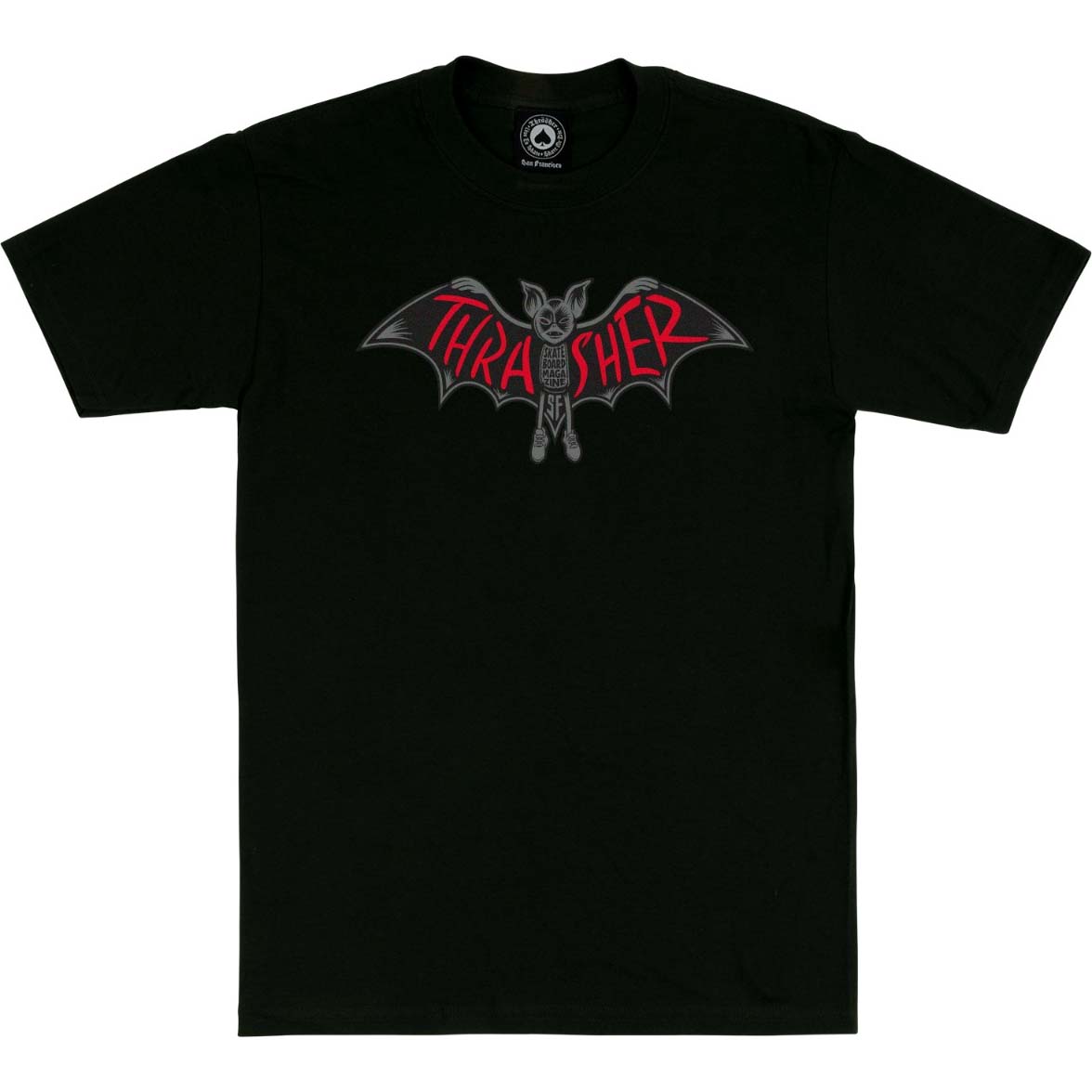 Thrasher Bat T Shirt - Black