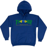 Thrasher Brazil Revista Hoodie - Royal