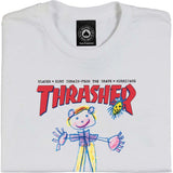 Thrasher Kid Cover T Shirt - White
