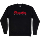 Thrasher Script Crew - Black