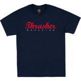 Thrasher Script T Shirt - Navy