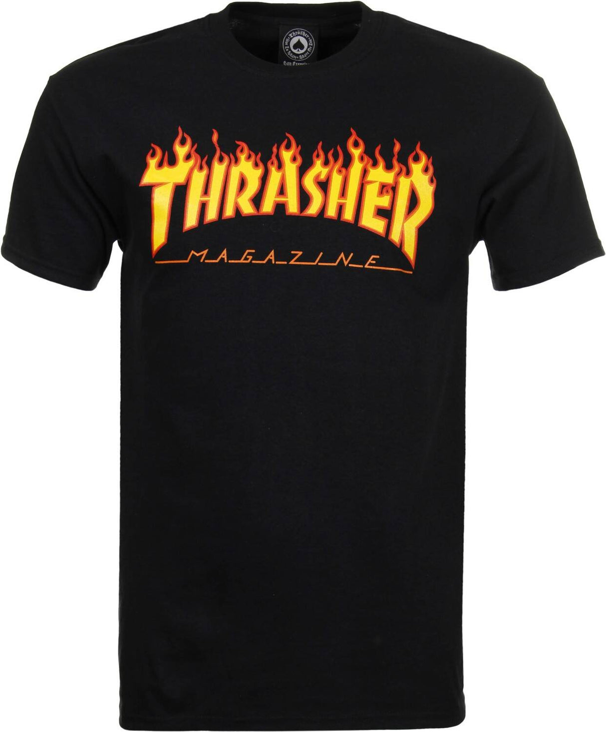 Thrasher Flame T-Shirt Black - Medium - Chest 40`-42`