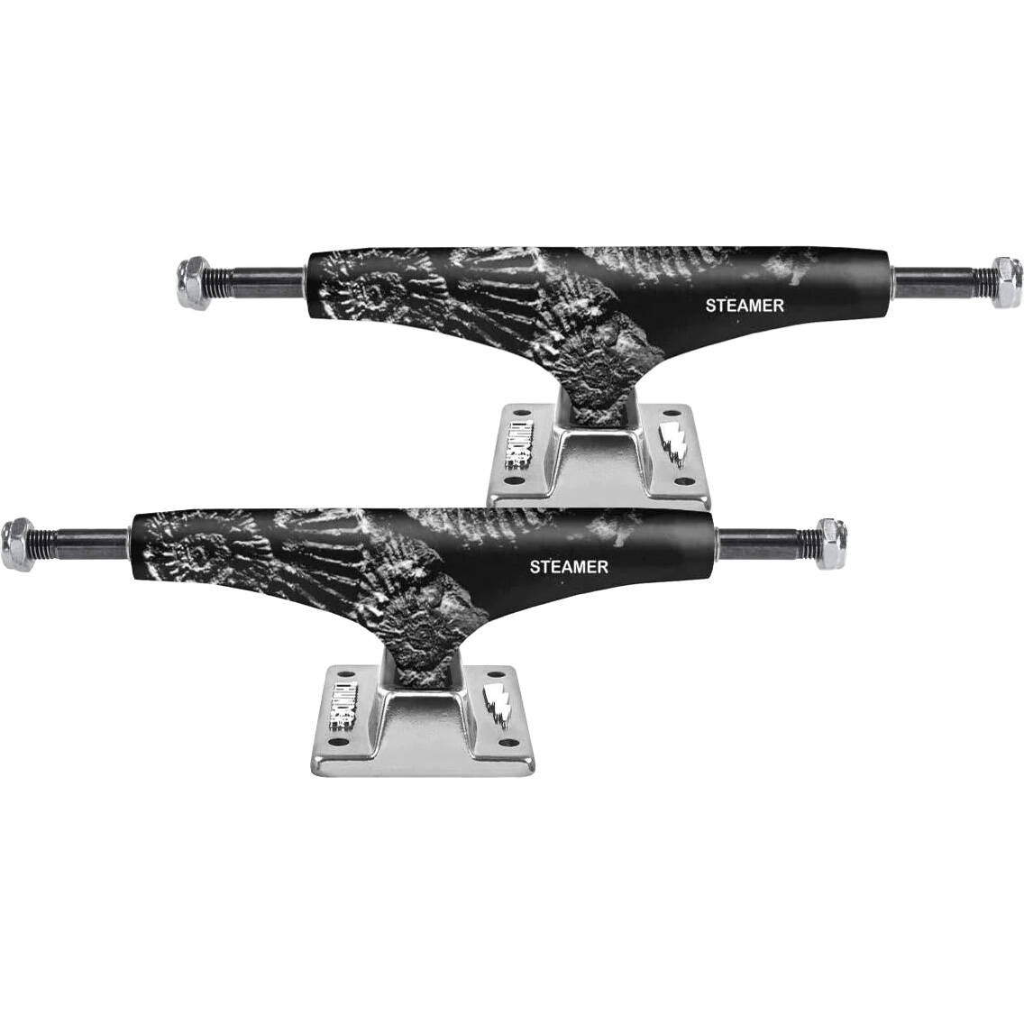Thunder 149 Lights Truck Elissa Steamer 96 Skateboard Trucks - Flat Black/Polished 149mm