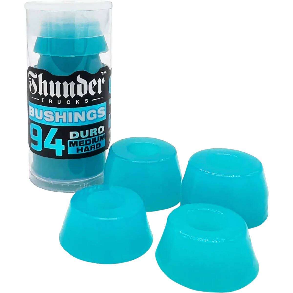 Thunder Premium Skateboard Bushings 94a - Clear Blue