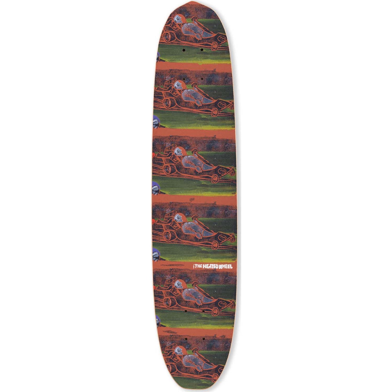 The Heated Wheel Polarizer Skateboard Deck - Cart Jammer 6"