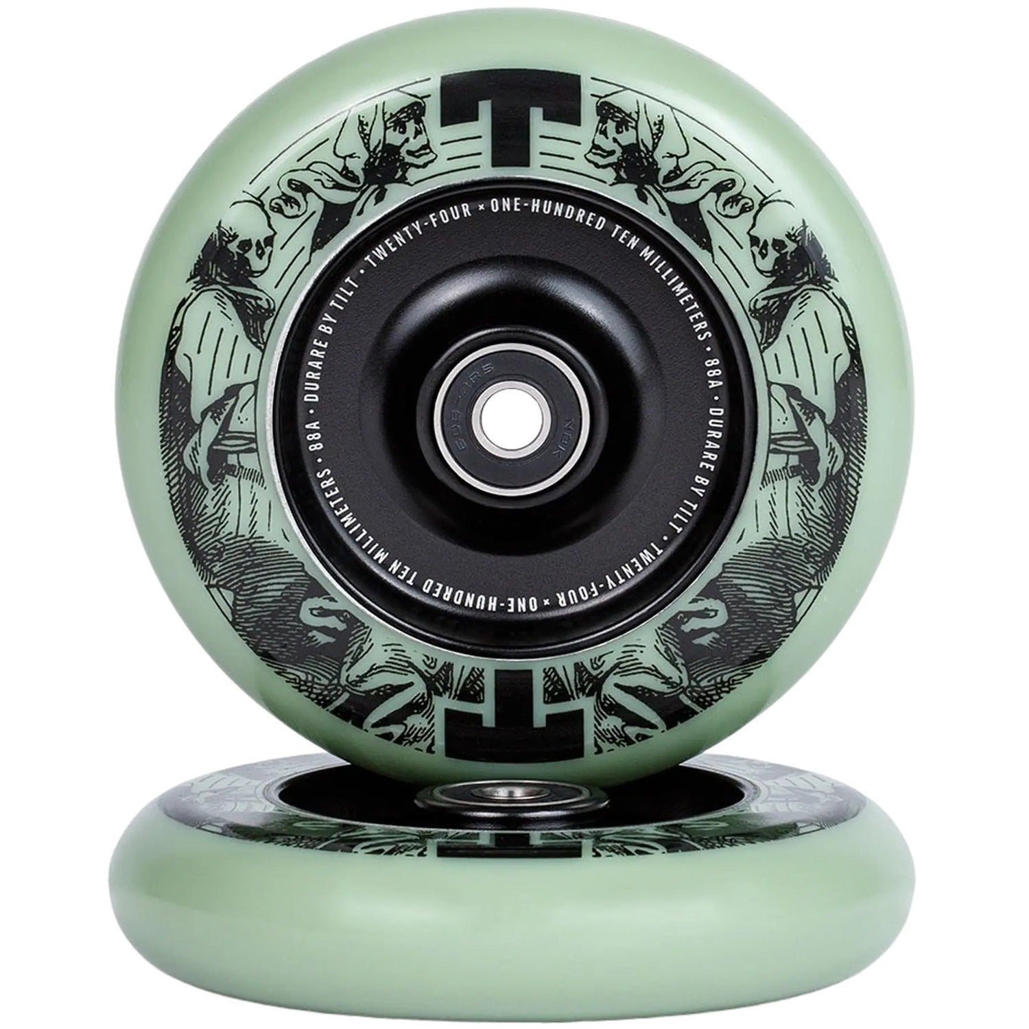 Tilt Durare Selects Phantom 110mm Scooter Wheel - Green