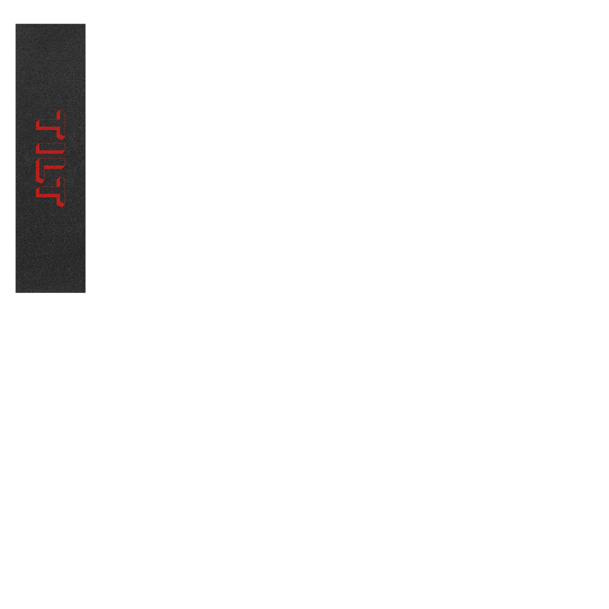 Tilt 3D Logo Scooter Grip Tape - Red 6.5''