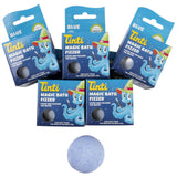 Tinti Magic Bath Bomb - Blue (5 Pack)