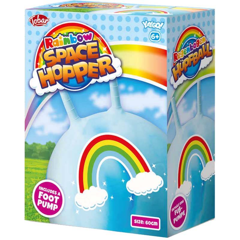 Tobar 60cm Space Hopper - Rainbow