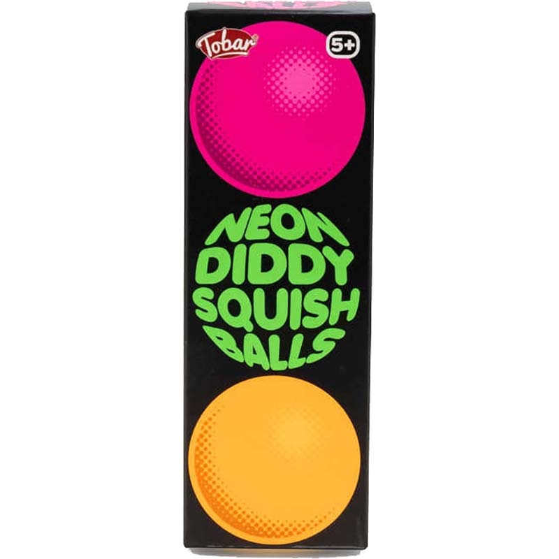 Tobar Scrunchems Neon Diddy Squish Balls (3 Pack)