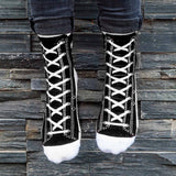 Tobar Silly Socks - Black Sneaker (Size 5-11)
