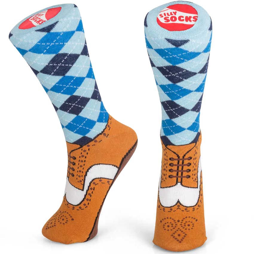 Tobar Silly Socks - Brogue (Size 5-11)
