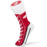 Tobar Silly Socks - Red Sneaker (Size 5-11)