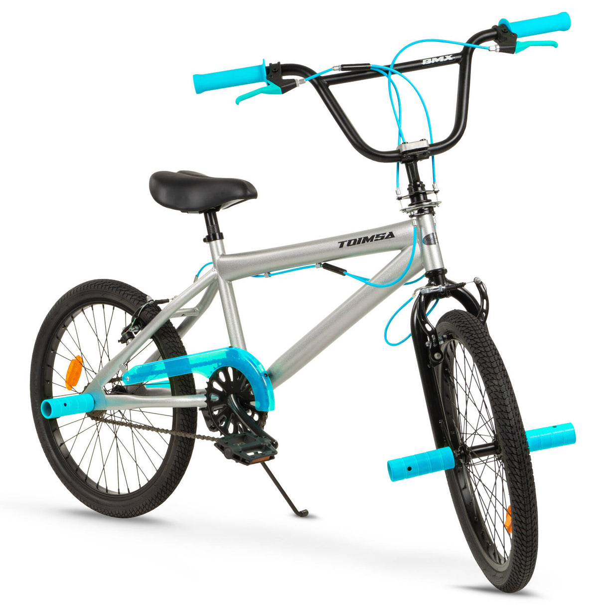 Toimsa Bikes 20" Complete BMX - Silver/Blue